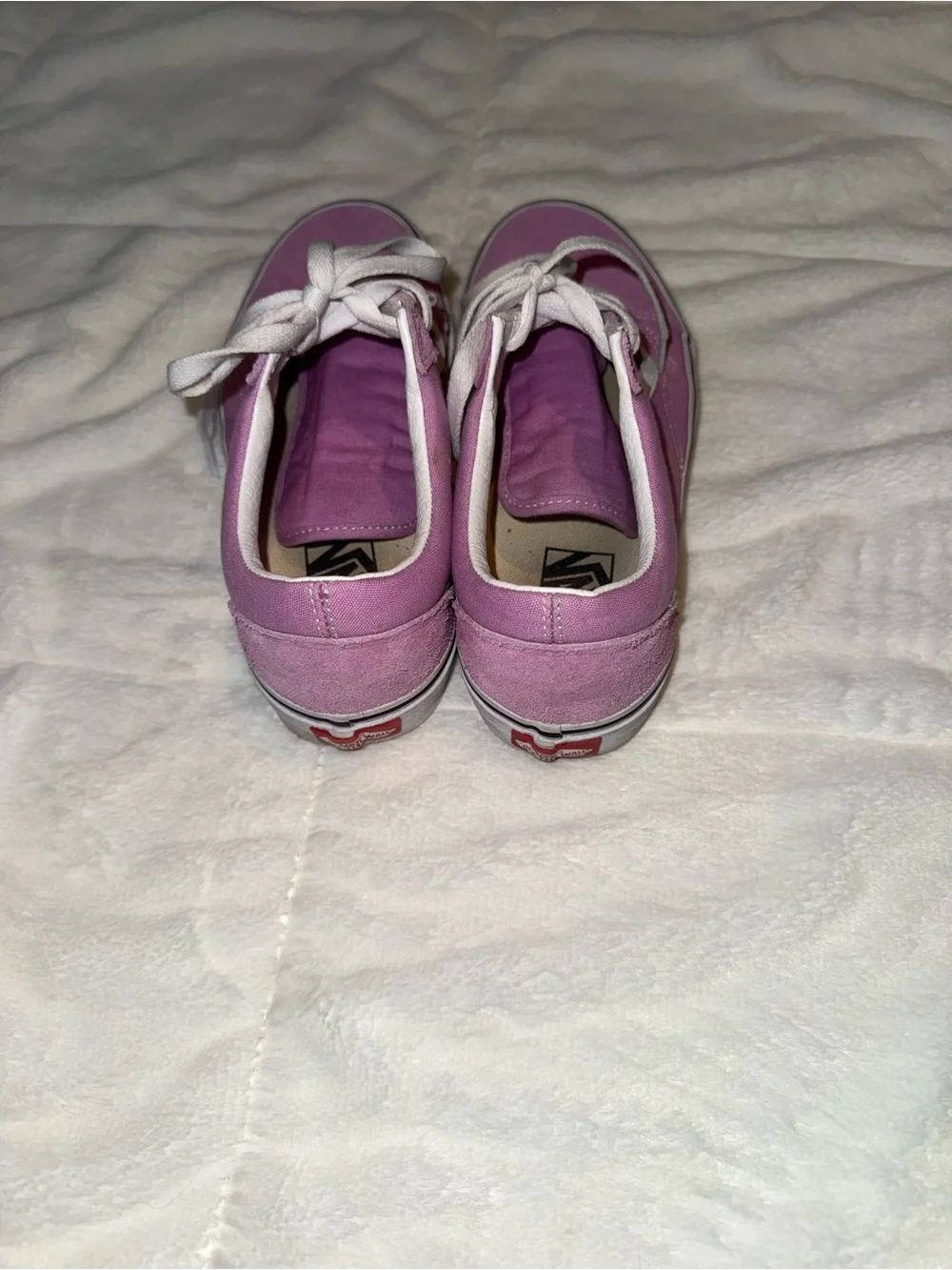 Vans Old Skool Low Top Sneakers in Purple and White